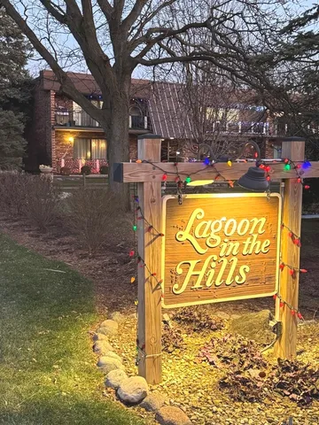 a sign on the side of a building