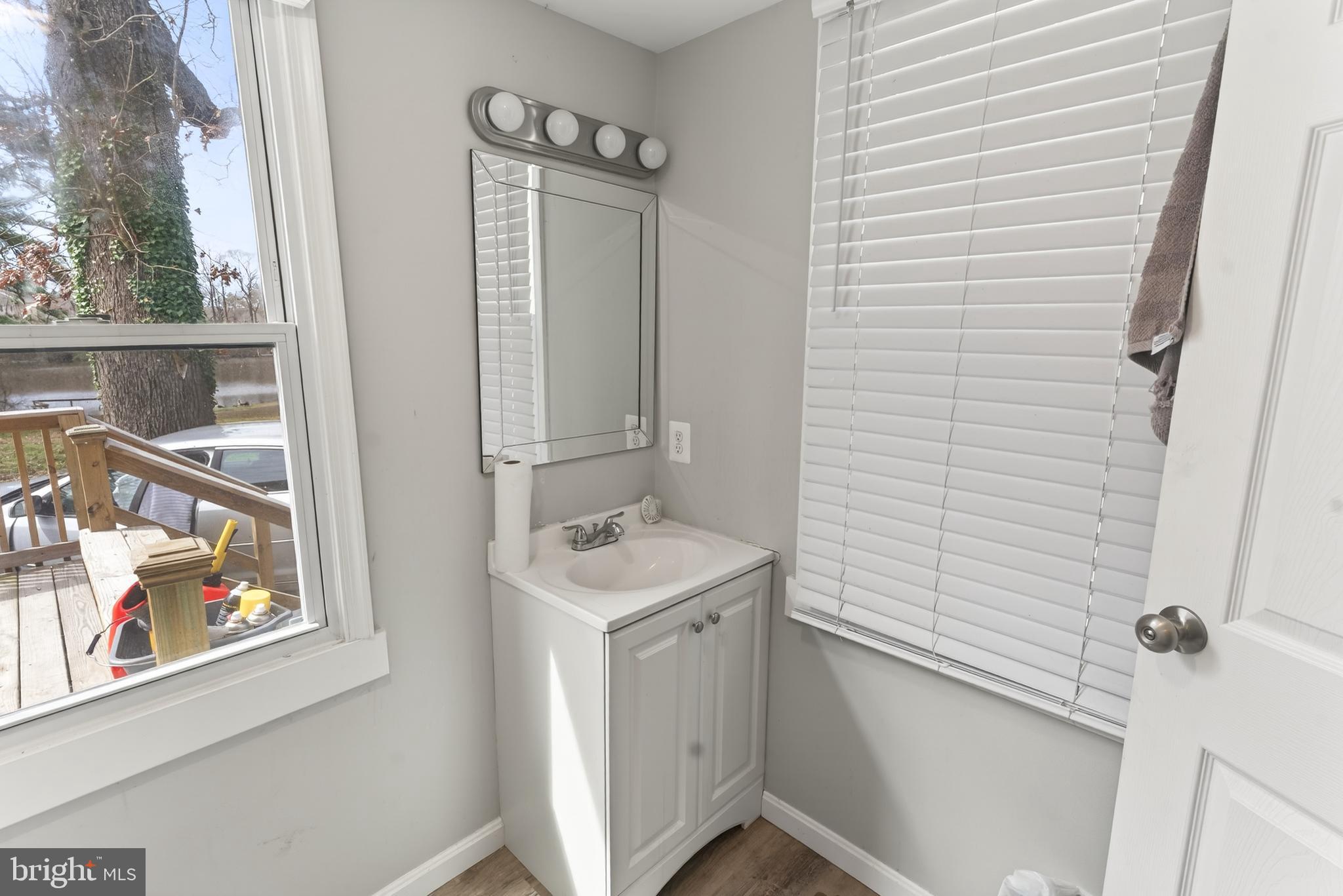 1002 West Main Street Salisbury, MD 21801 - Photo 22 of 31 a bathroom with a sink and a mirror