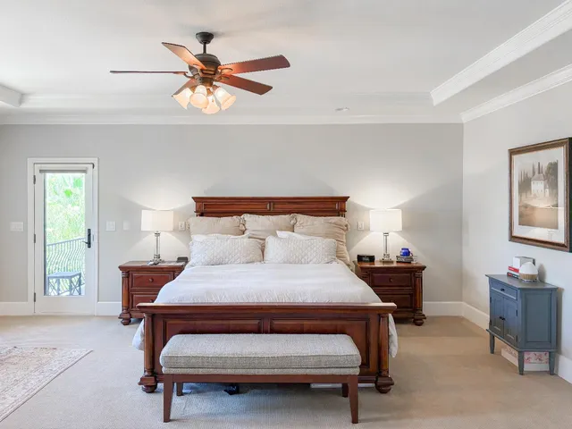 a bathroom with a sink vanity and mirror