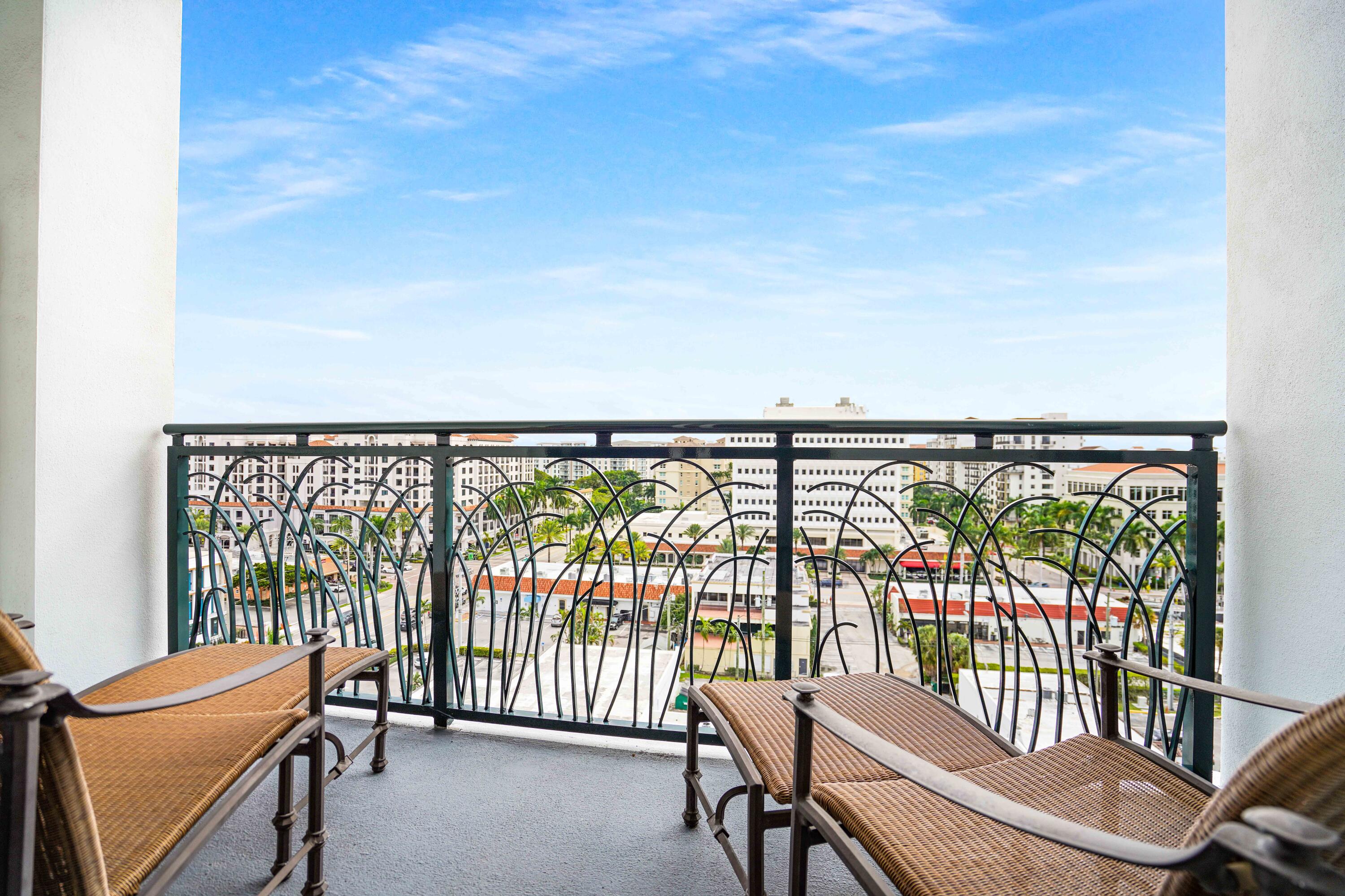 155 East Boca Raton Road, Unit 912 Boca Raton, FL 33432 - Photo 51 of 56 a view of a balcony with furniture