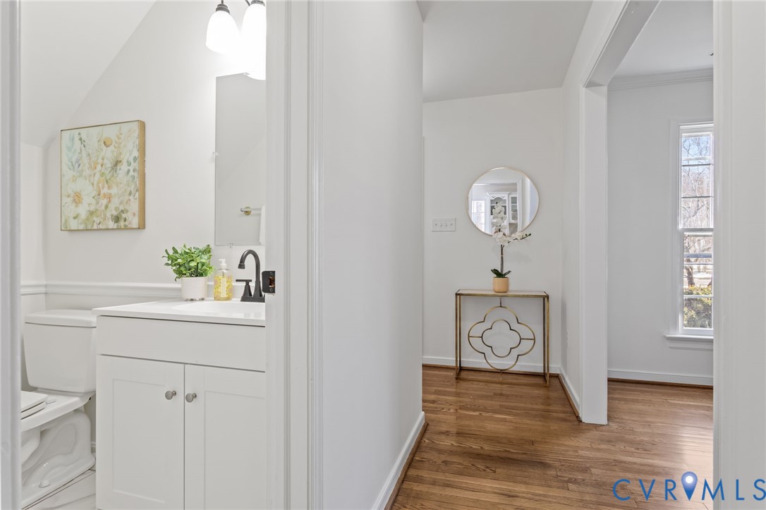 1316 Ware Road Henrico, VA 23229 - Photo 11 of 51 a view of hallway with wooden floor