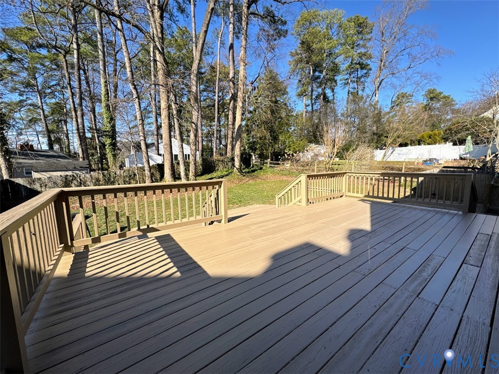1316 Ware Road Henrico, VA 23229 - Photo 18 of 19 View of wooden deck