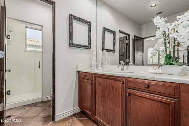 a view of a porch with furniture and a yard