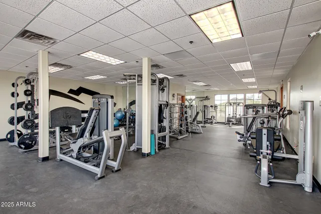 a view of an outdoor space and tennis court
