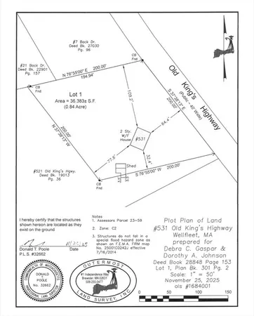 $499,900 | 531 Old Kings Highway, Wellfleet, MA 02667