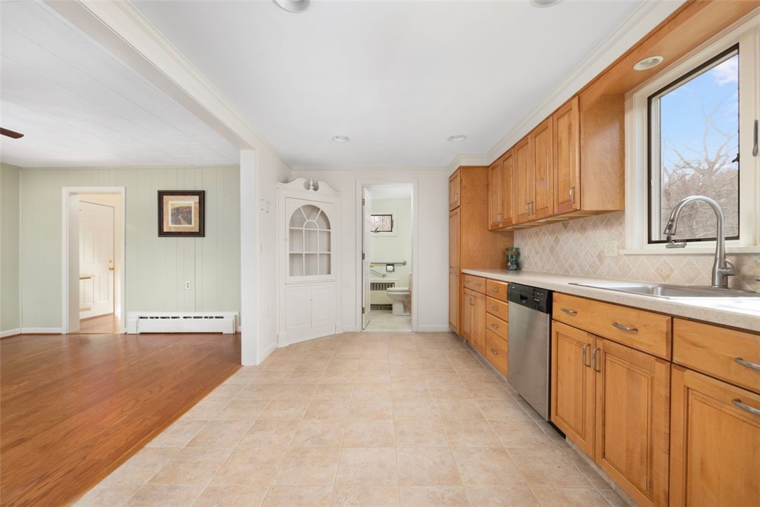 270 Buckeye Brook Road Charlestown, RI 02813 - Photo 15 of 45 Charming built in corner cabinet and full bathroom