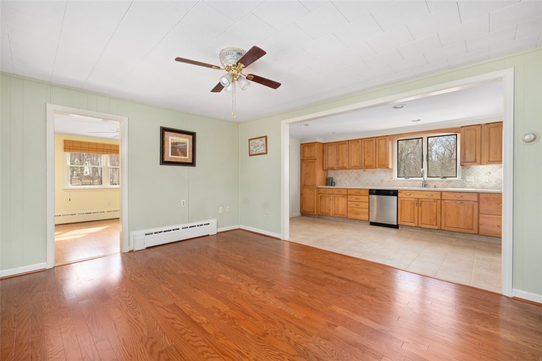 270 Buckeye Brook Road Charlestown, RI 02813 - Photo 5 of 45 Living room to kitchen and office