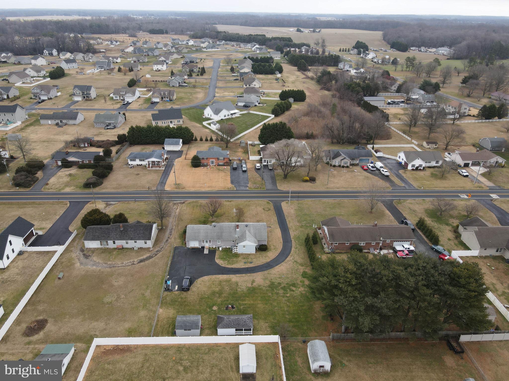 961 Canterbury Road Milford, DE 19963 - Photo 20 of 27 an aerial view of a house with backyard