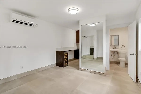 a view of livingroom with a flat screen tv
