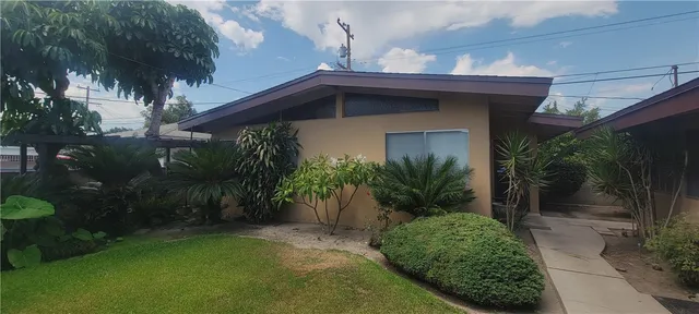 a view of a room with an oven
