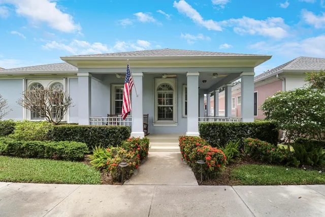 a view of front door with wooden floor