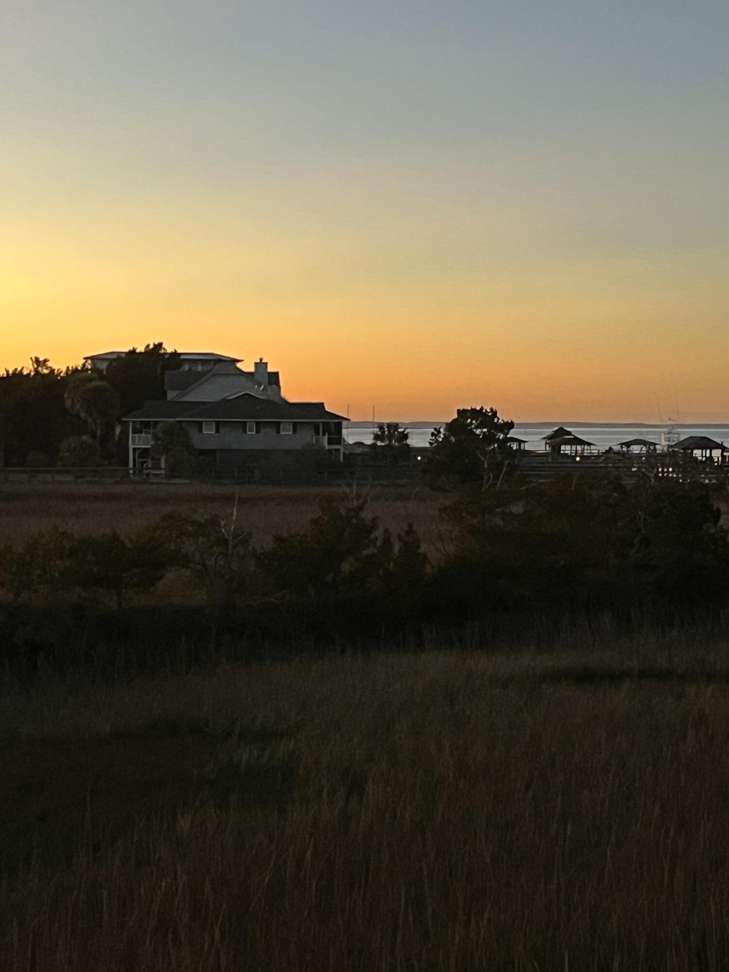 3701 Docksite Road, Unit 109 Edisto Island, SC 29438 - Photo 23 of 32 109 Bay Creek Villa sunset
