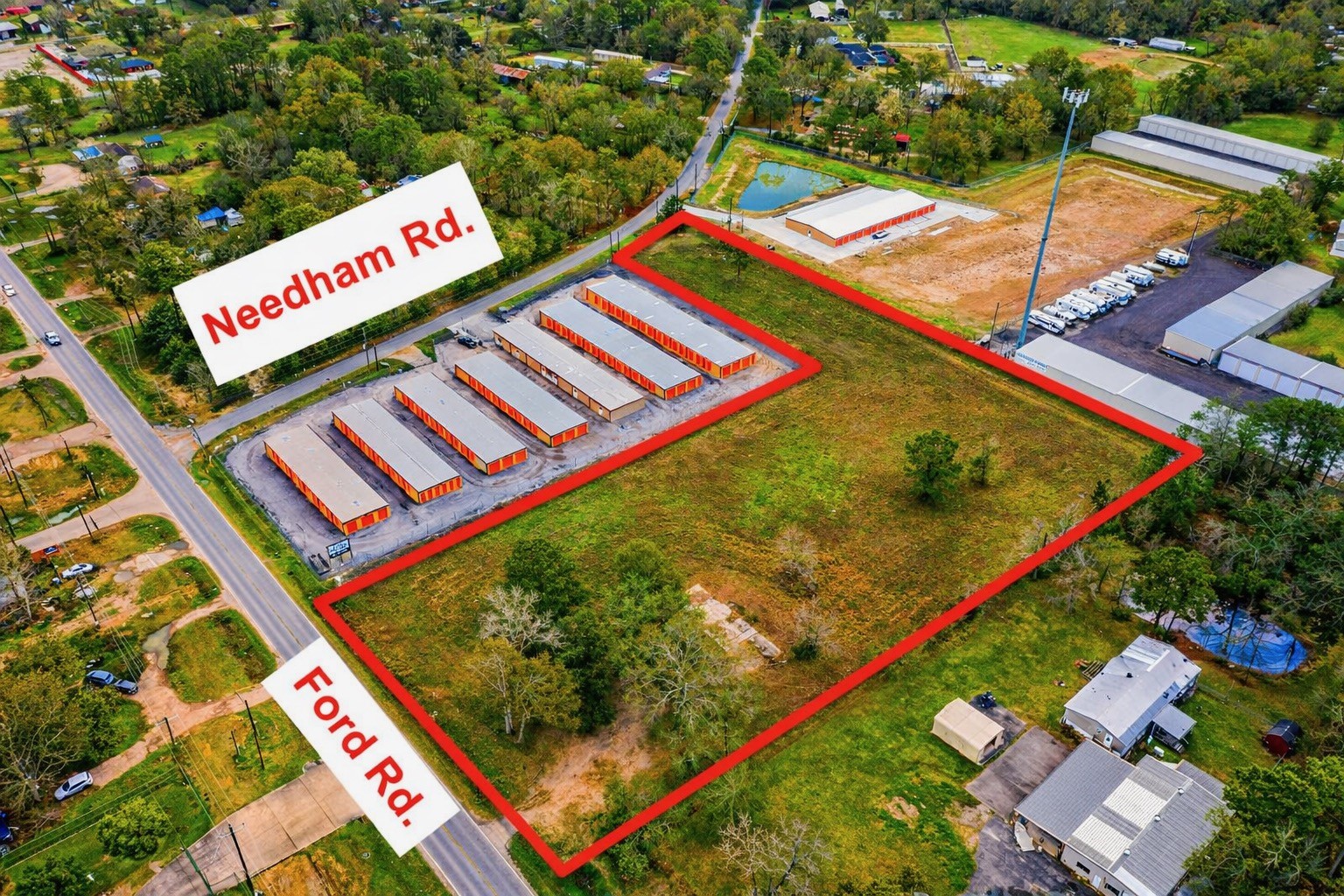 Prime frontage at 22752 Ford Rd, two Entrances