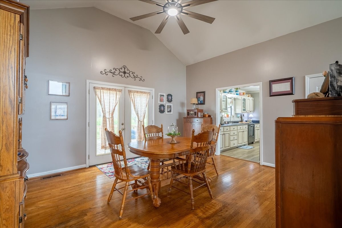 79 French Road Loretto, TN 38469 - Photo 24 of 52 a view of a dining room with furniture and a window