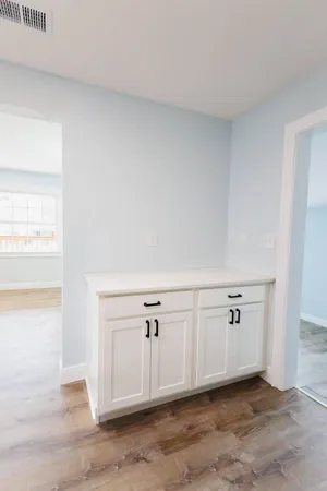 a view of cabinets
