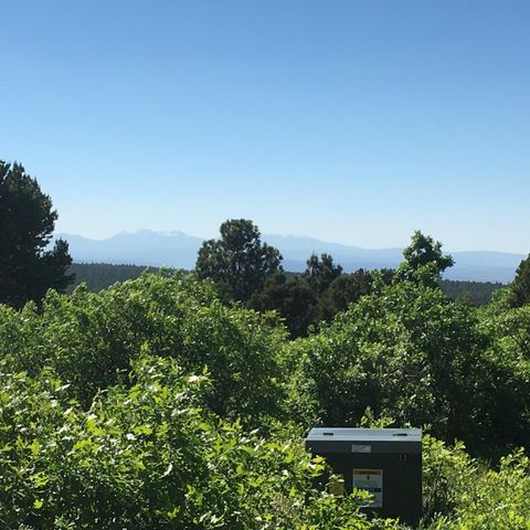 an aerial view of a house with mountain view