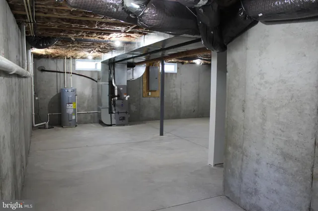 a view of storage and utility room