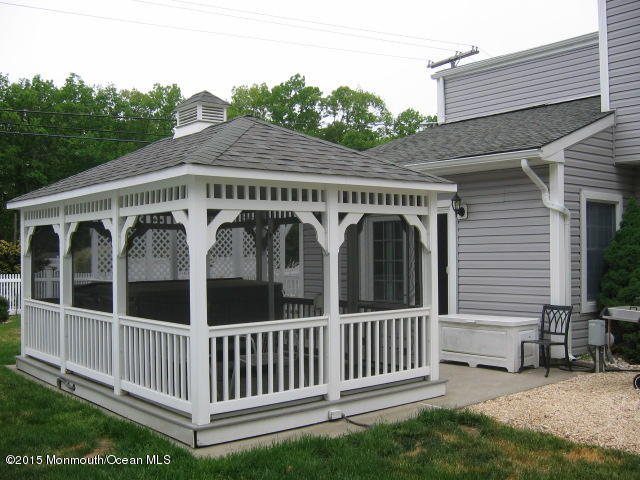15 Remsen Drive Howell, NJ 07731 - Photo 14 of 19 Gazebo with hot tub