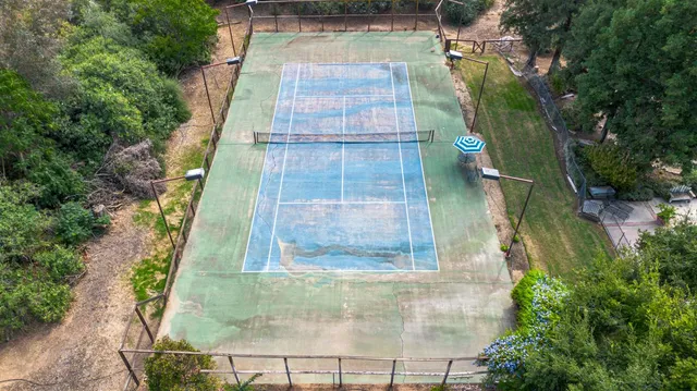 a view of an ocean and beach
