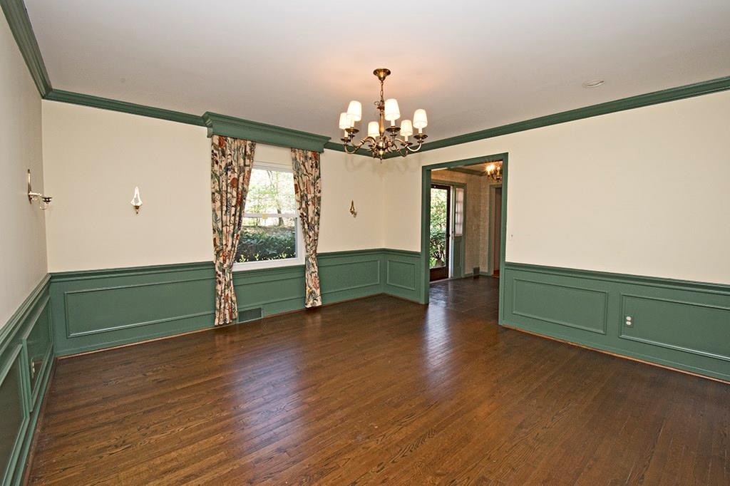 106 Tree Farm Road Pittsburgh, PA 15238 - Photo 4 of 23 Dining room with beautiful moldings and hardwood floors.