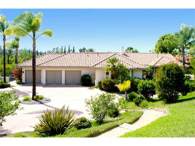 16053 Country Day Road Poway, CA 92064 - Photo 1 of 1 Single level home with 3 car garage and circular driveway.