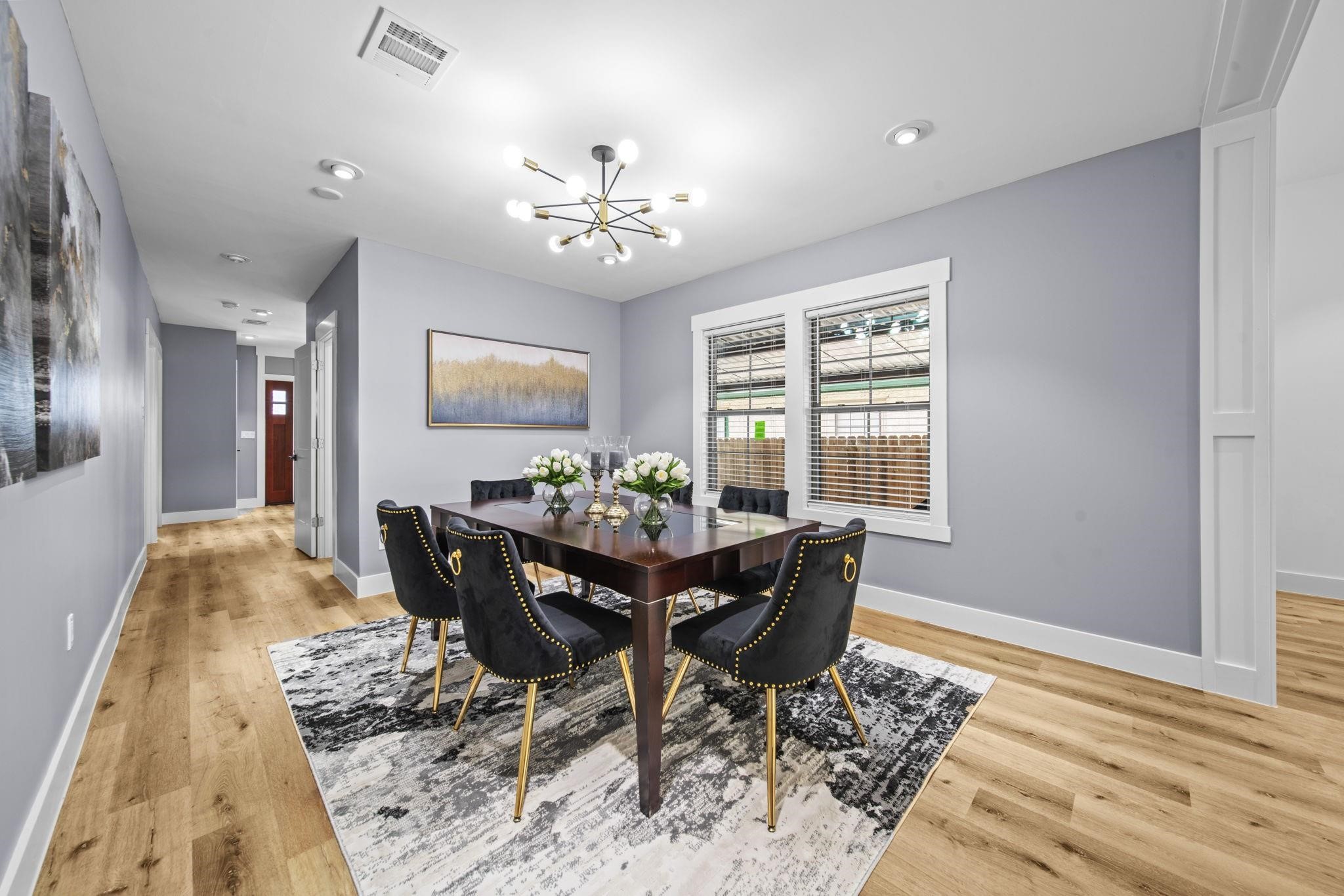 601 Cottage Street Houston, TX 77009 - Photo 15 of 48 Dining room located on first floor -great for formal dinners.(staged)