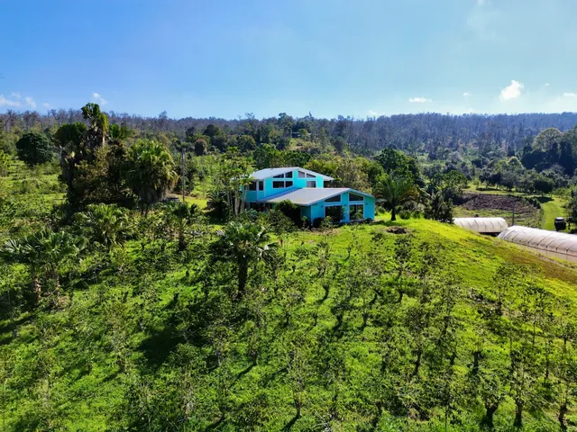 an outdoor space with garden view