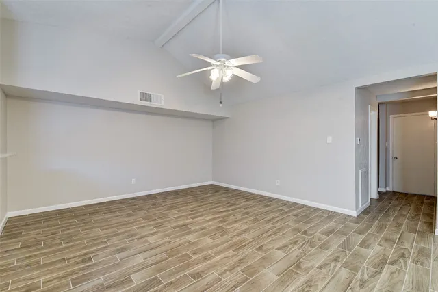 wooden floor in an empty room