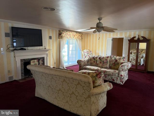 444 Donegal Springs Road Mount Joy, PA 17552 - Photo 22 of 64 Family room w/ fireplace