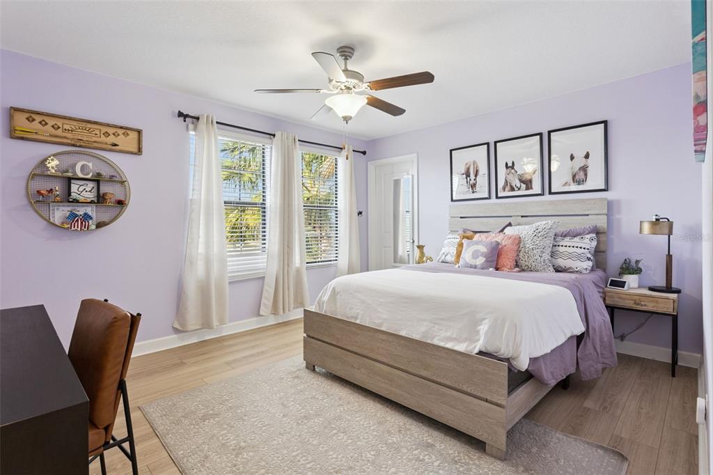 8816 Shady Pavillion Court Land O Lakes, FL 34637 - Photo 25 of 64 a bedroom with a large bed and a window