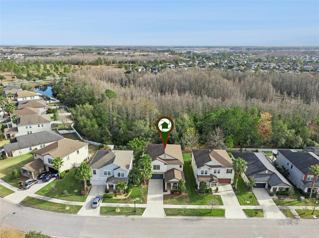 8816 Shady Pavillion Court Land O Lakes, FL 34637 - Photo 50 of 64 an aerial view of multiple house