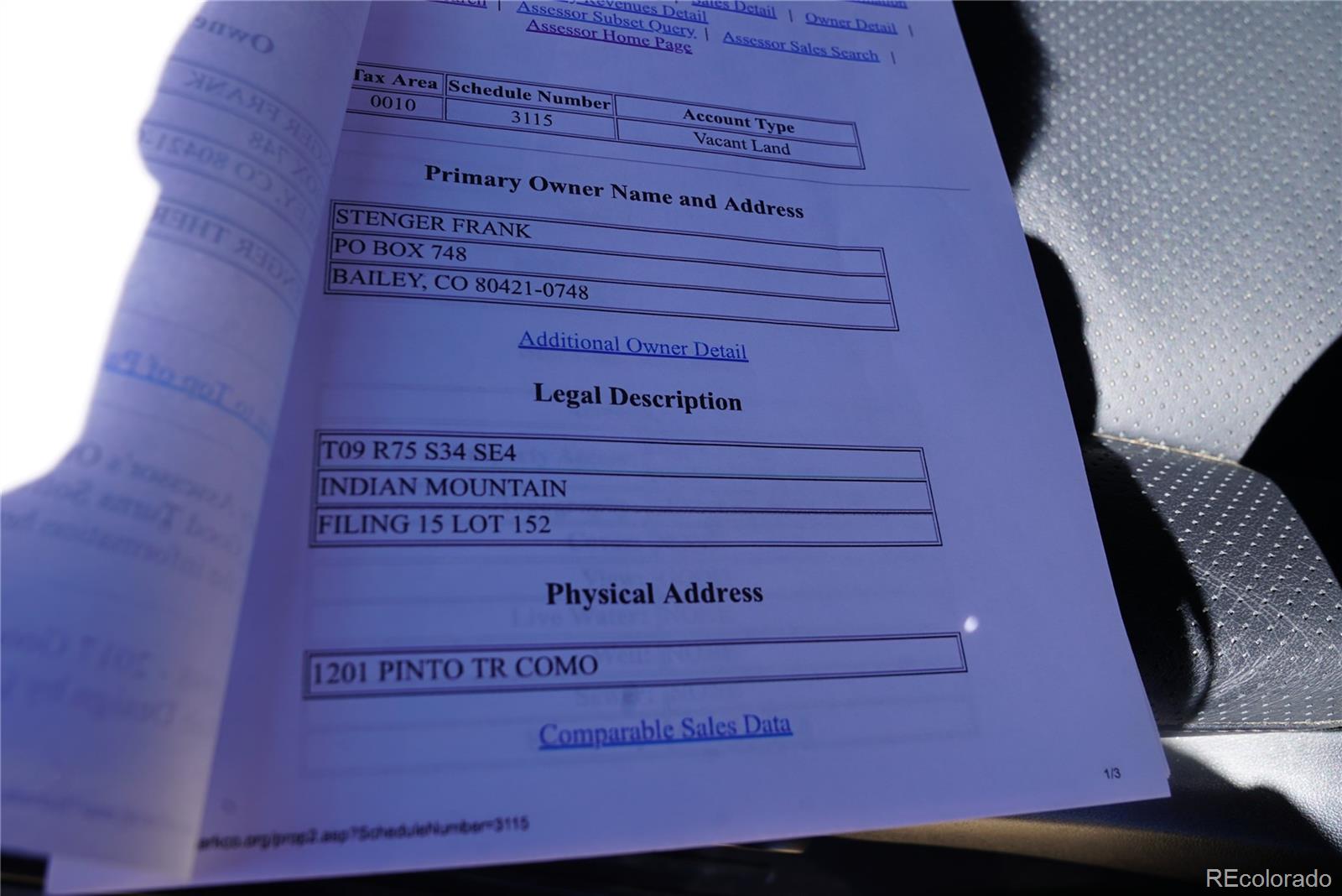 1201 Pinto Trail Como, CO 80456 - Photo 2 of 6