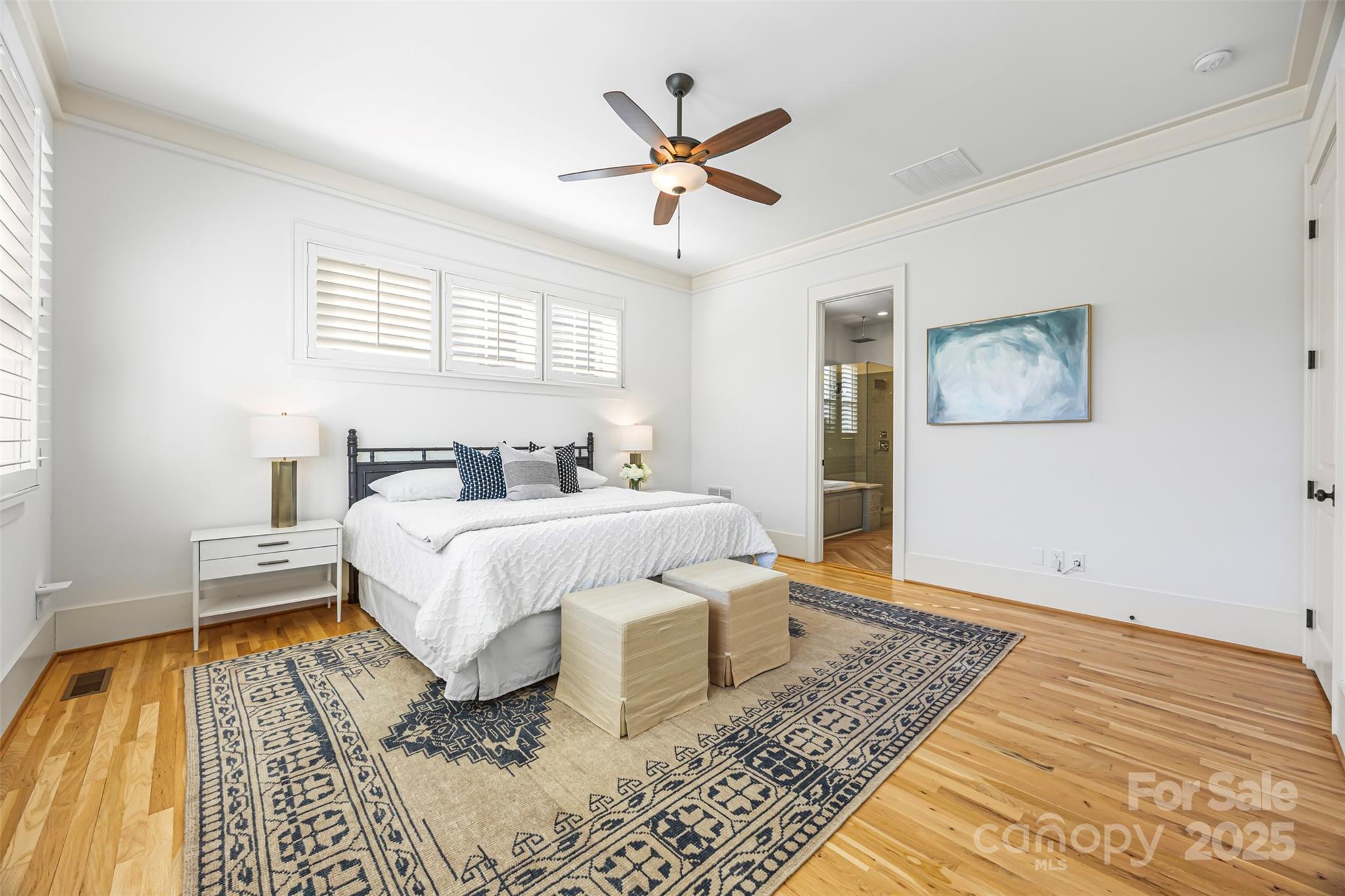 135 Inspired Way Fort Mill, SC 29708 - Photo 18 of 48 a bedroom with a large bed rug and window