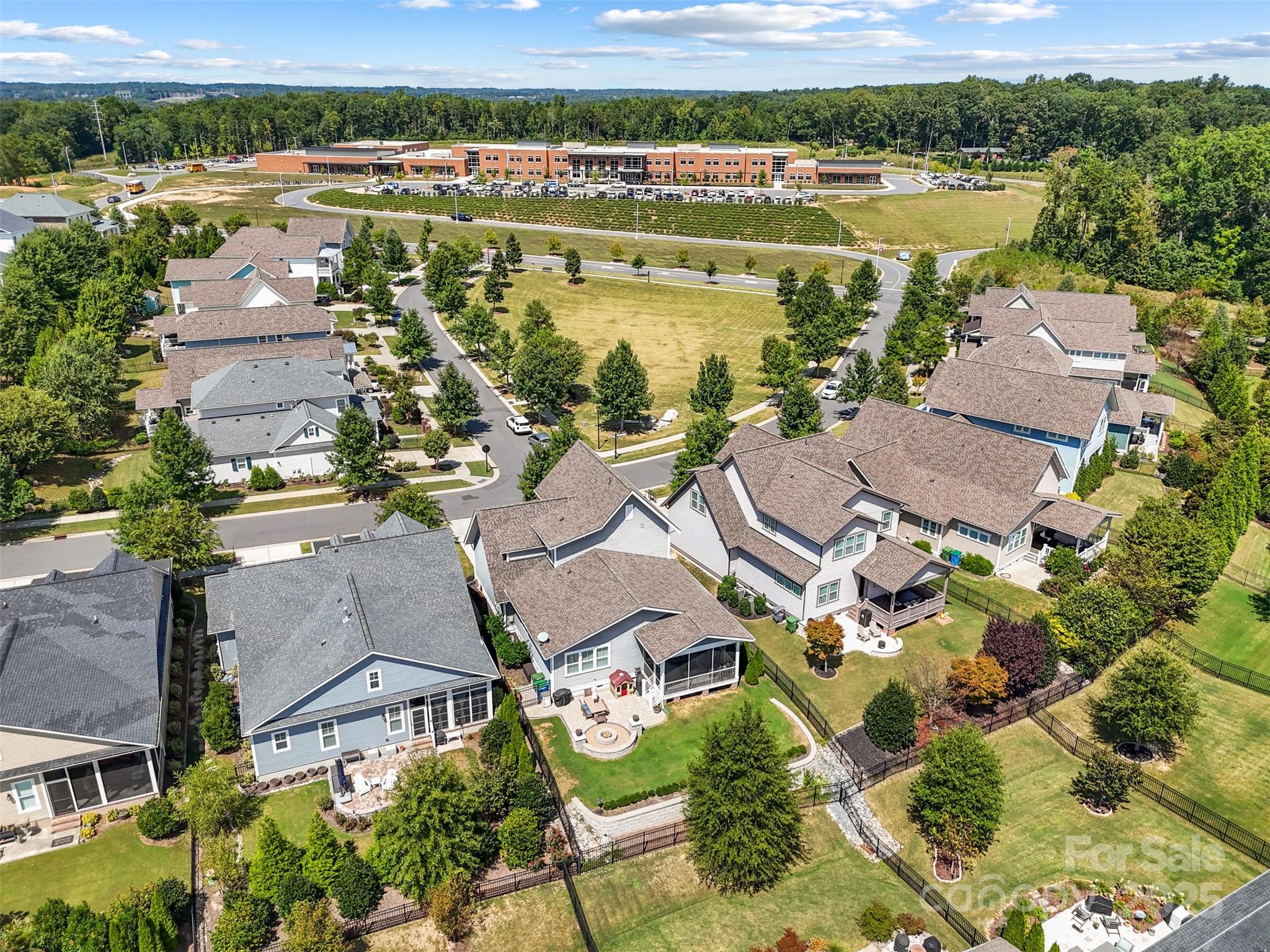 135 Inspired Way Fort Mill, SC 29708 - Photo 41 of 48 an aerial view of residential houses with outdoor space
