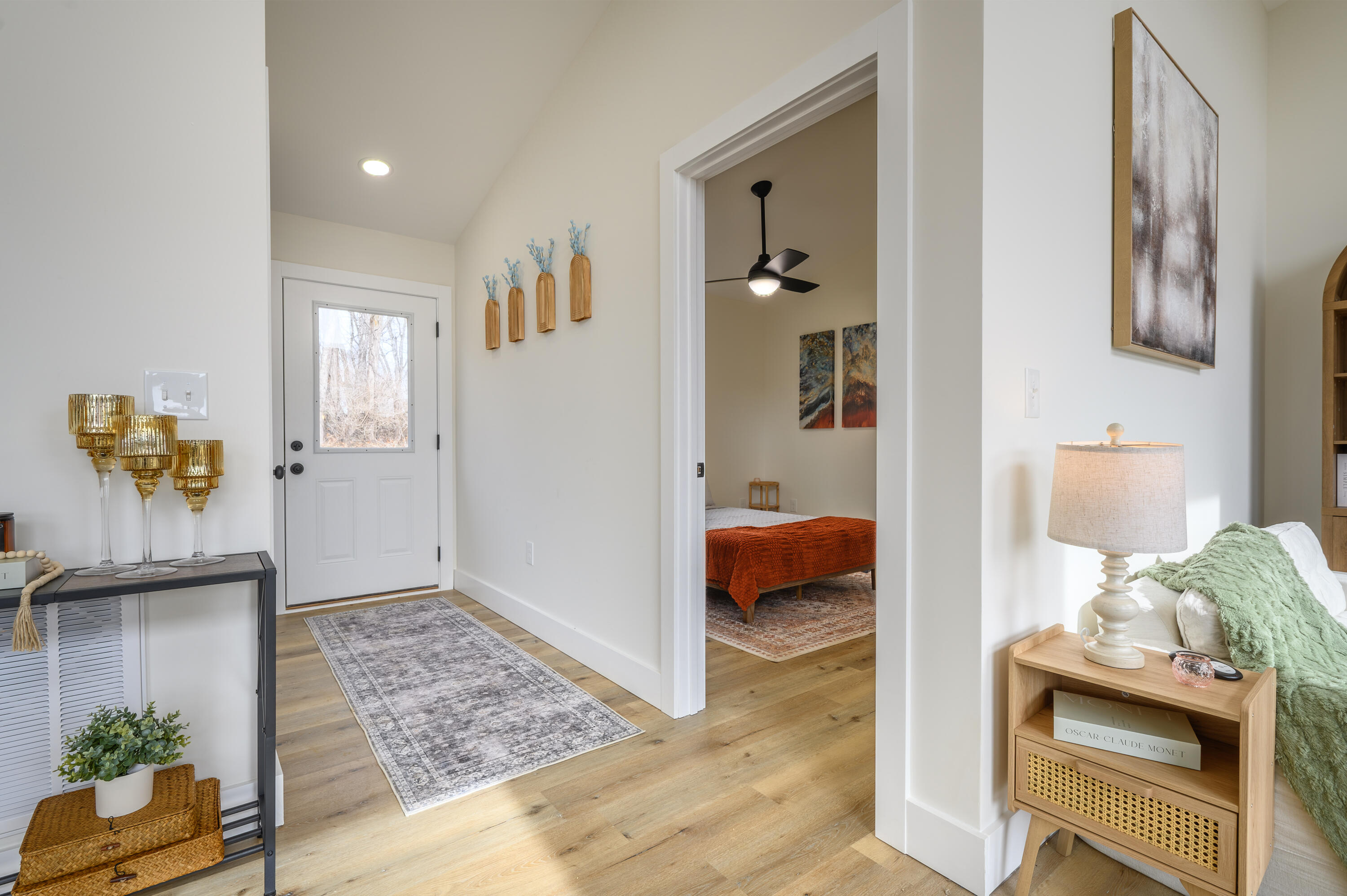 320 Grace Lane Northeast Riner, VA 24149 - Photo 14 of 33 a bedroom with furniture and a potted plant
