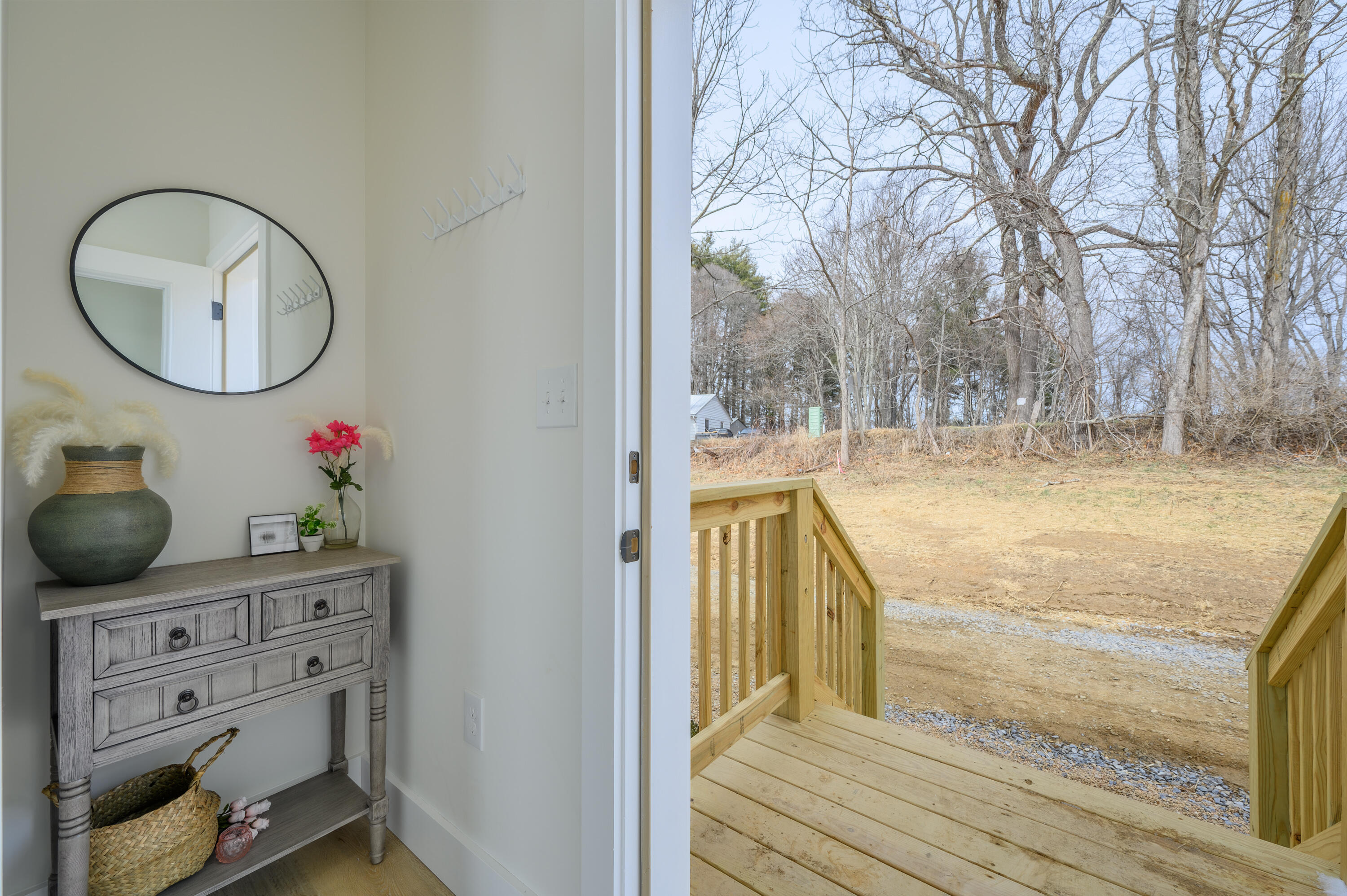 320 Grace Lane Northeast Riner, VA 24149 - Photo 29 of 33 a view of a hallway to a room and front door