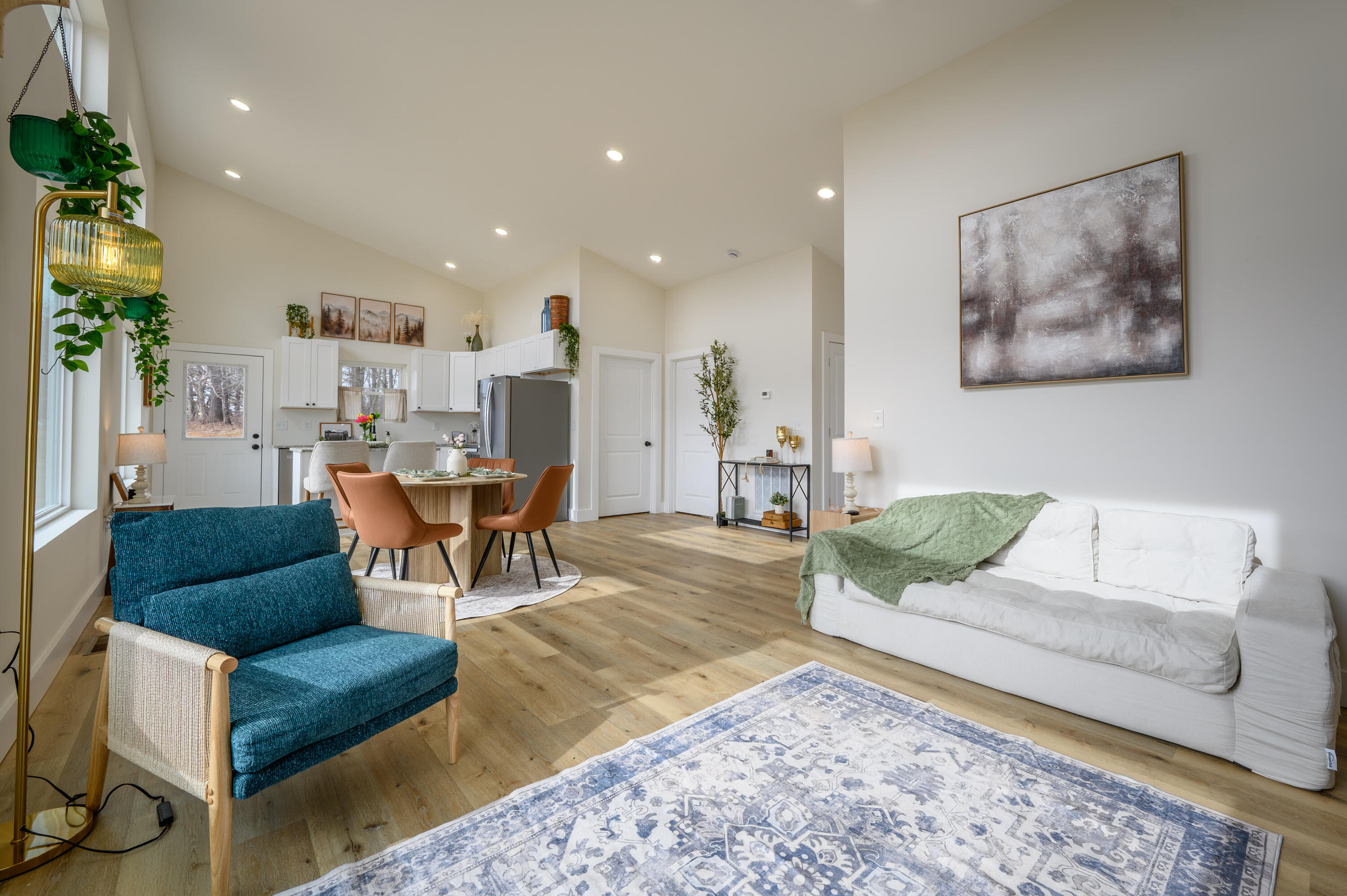 320 Grace Lane Northeast Riner, VA 24149 - Photo 10 of 33 a living room with furniture and a rug
