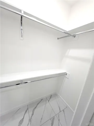 a close view of closet