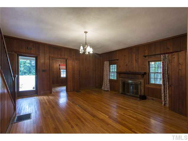 3423 Hope Valley Road Durham, NC 27707 - Photo 5 of 23 3 Fireplaces in this home with one chimney. A unique feature from home built in the 1800's. Living Room