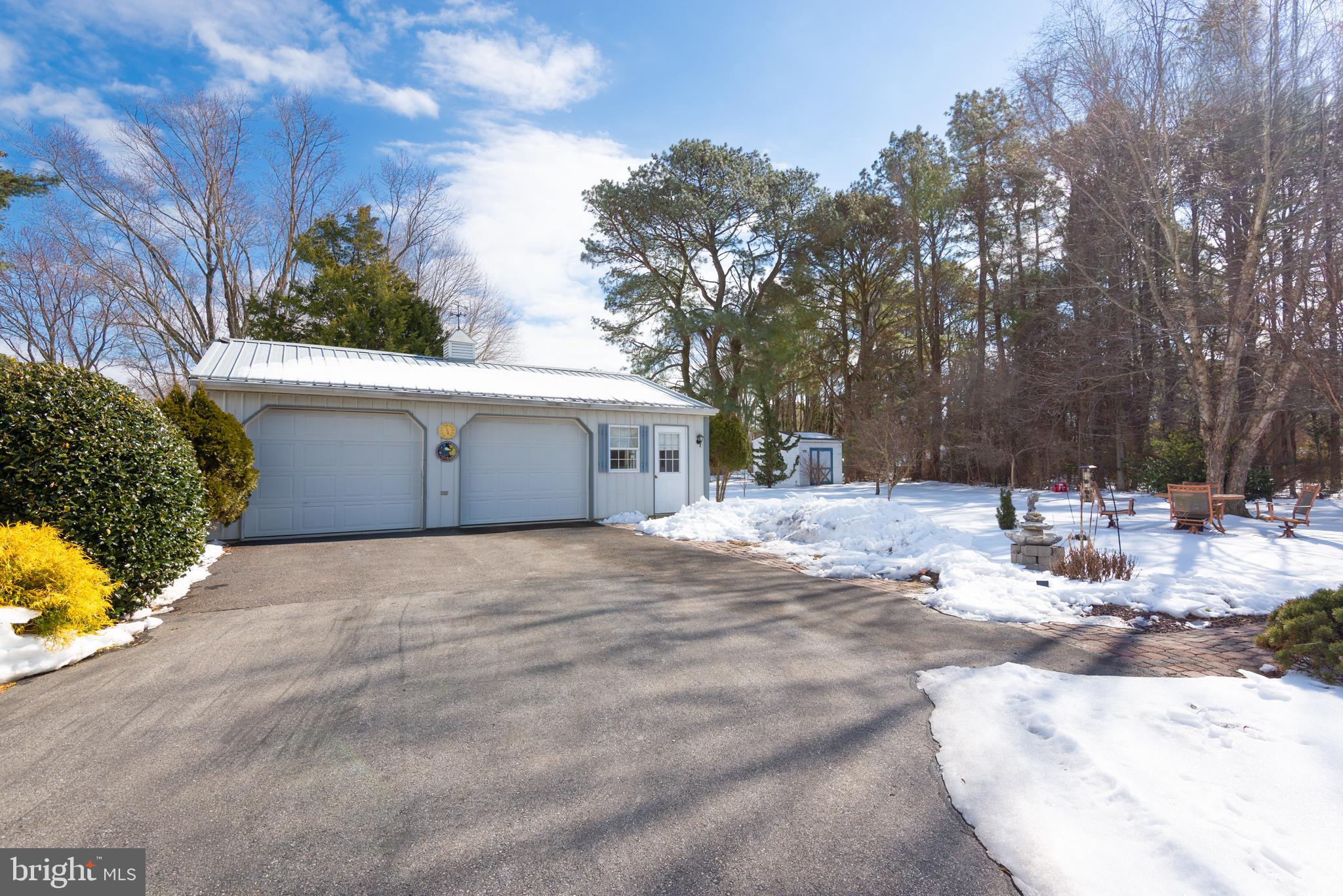 Garage with heater