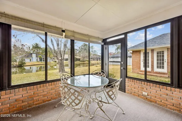 a very nice looking room with a large window