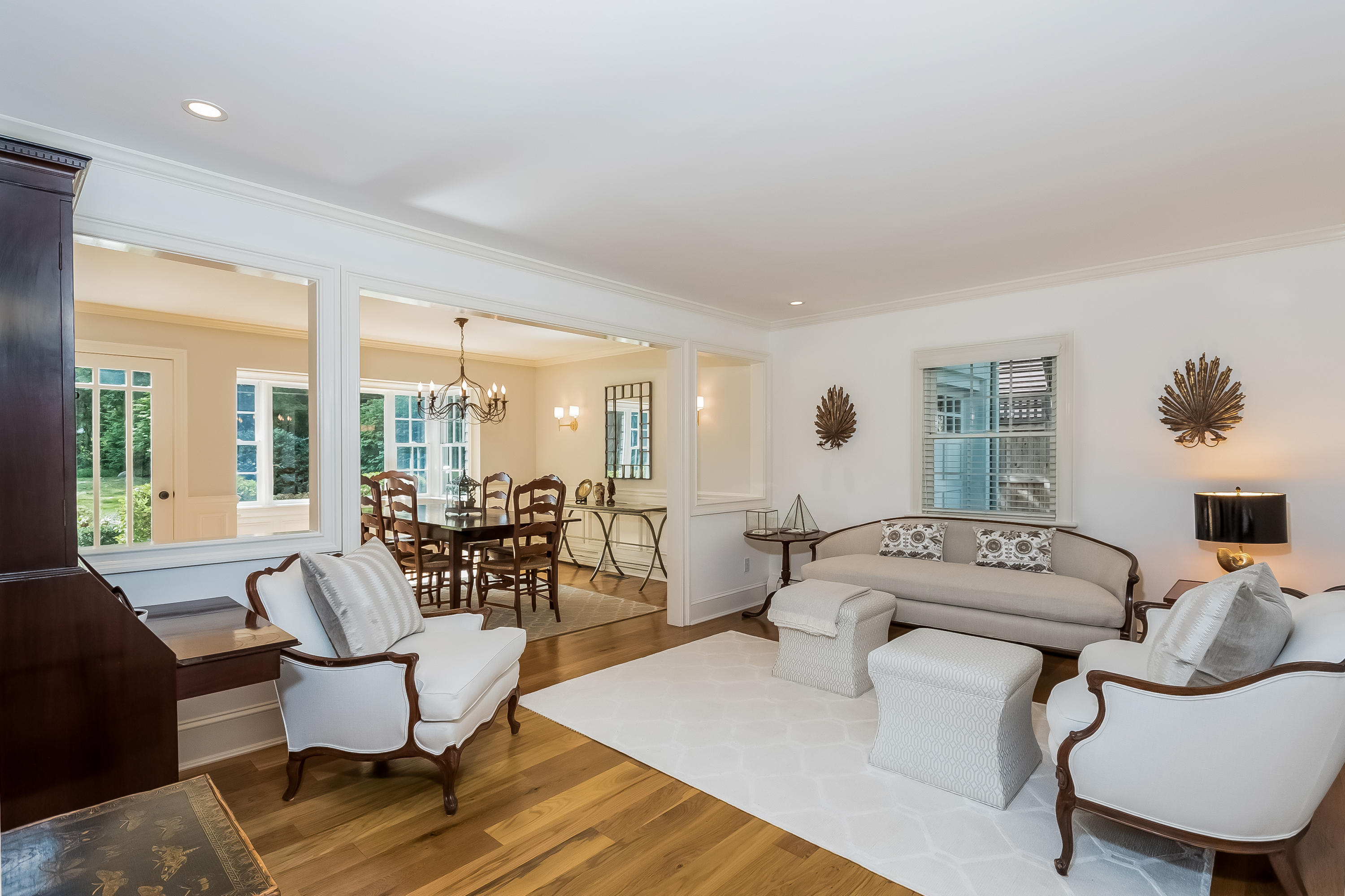 8 Laforge Road Darien, CT 06820 - Photo 7 of 34 a living room with furniture and a large window
