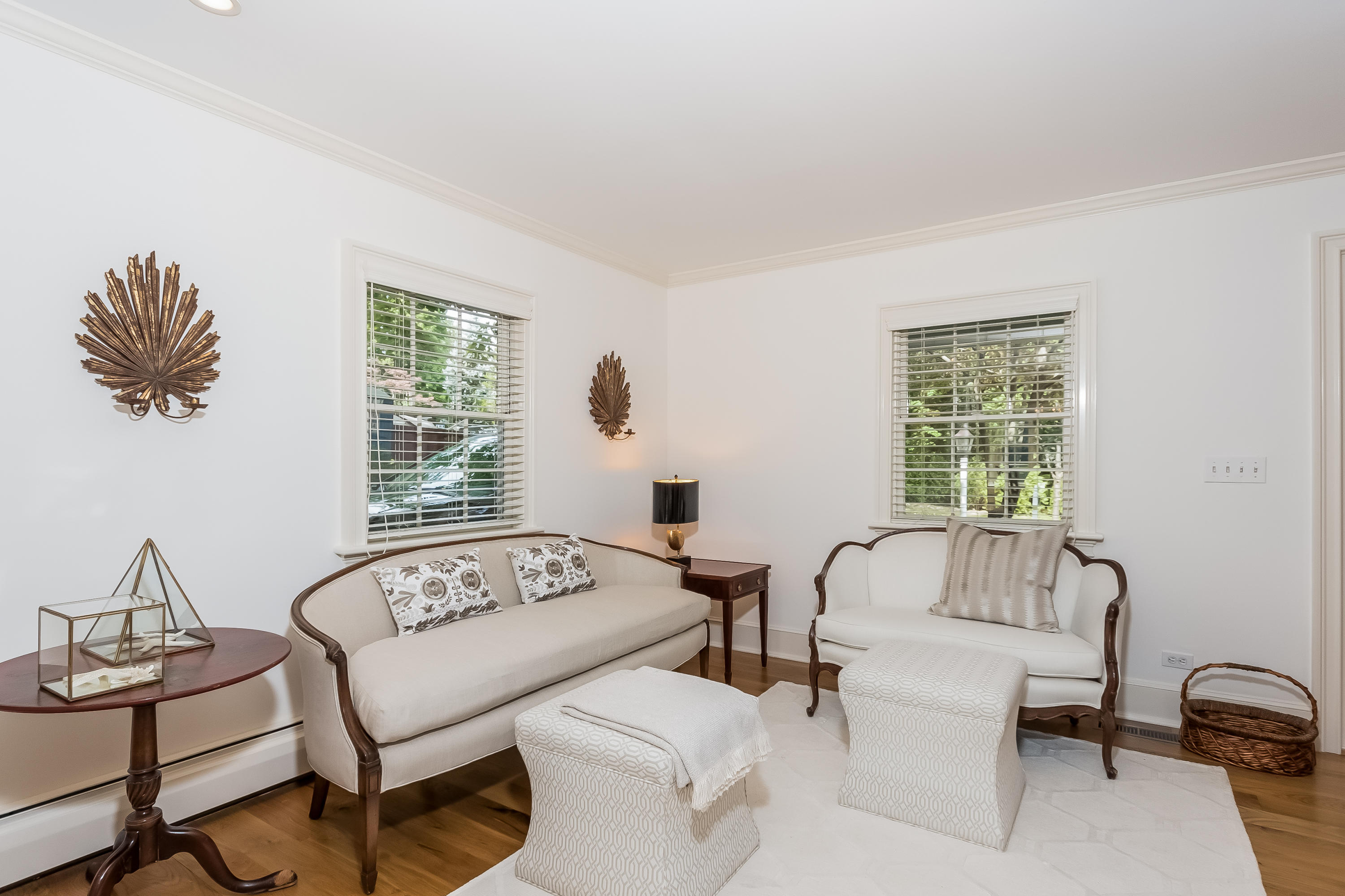 8 Laforge Road Darien, CT 06820 - Photo 9 of 34 a living room with furniture and a large window