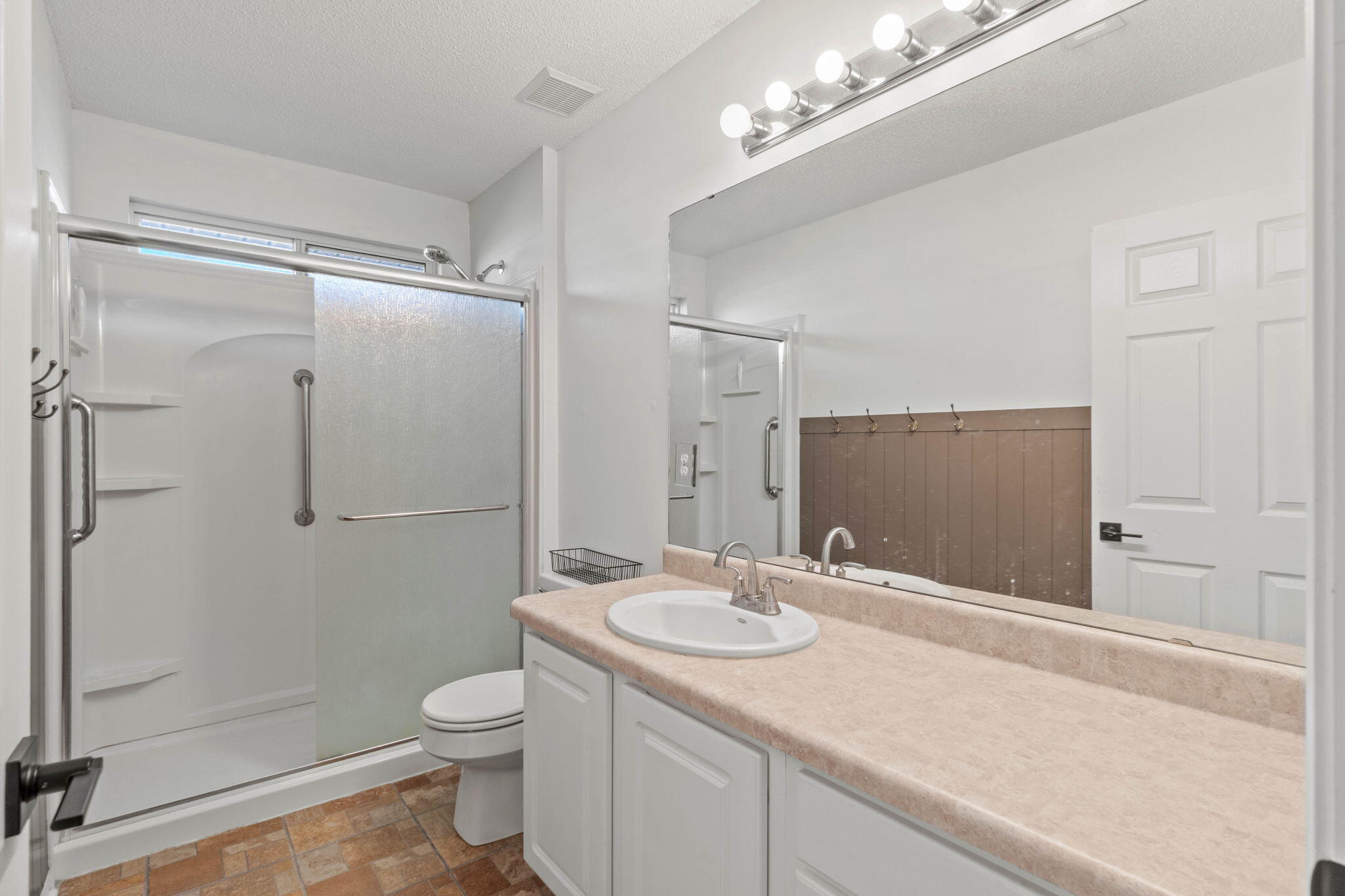 3128 Border Creek Drive Crestview, FL 32539 - Photo 15 of 23 a bathroom with a sink a toilet and shower