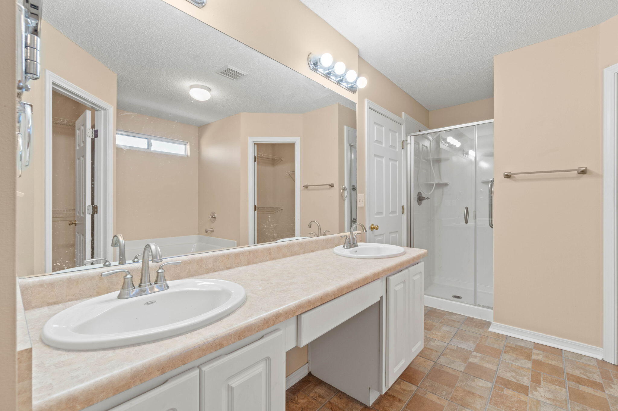 3128 Border Creek Drive Crestview, FL 32539 - Photo 20 of 23 a bathroom with a sink double vanity and a mirror