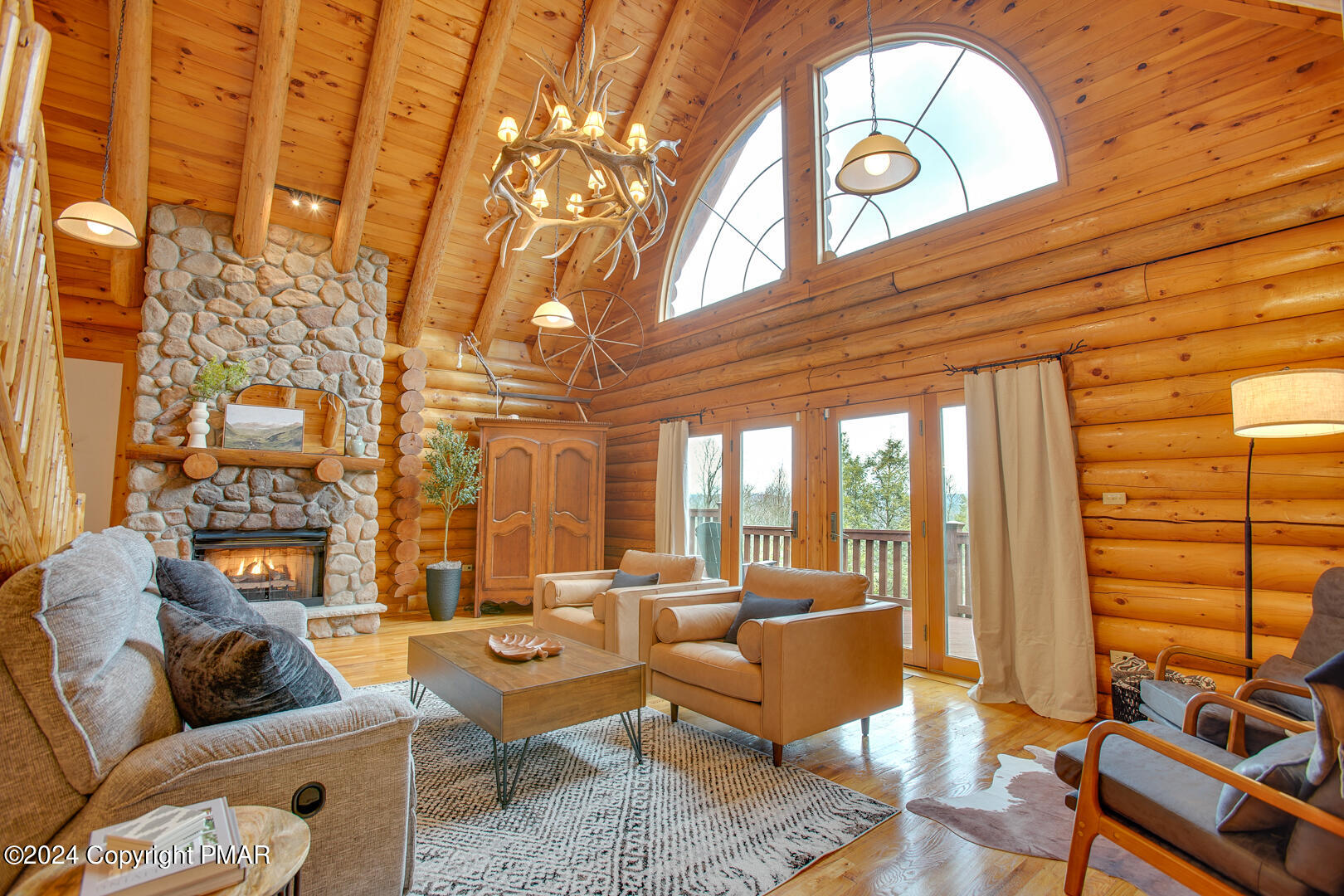 85 Starview Lane Wapwallopen, PA 18660 - Photo 70 of 102 a living room with furniture and a large window