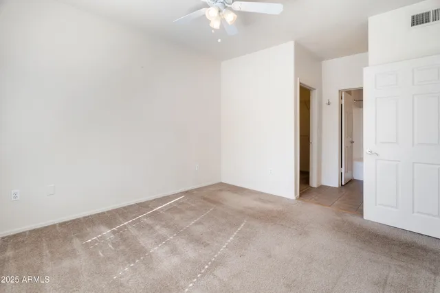 a view of an empty room