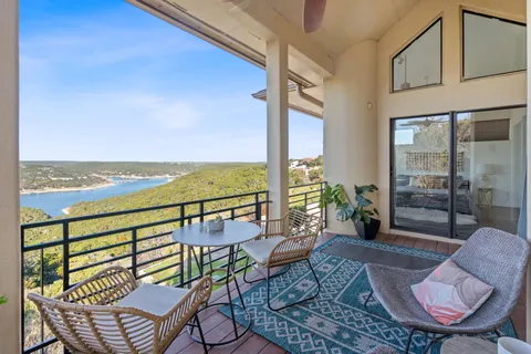 a outdoor space with furniture