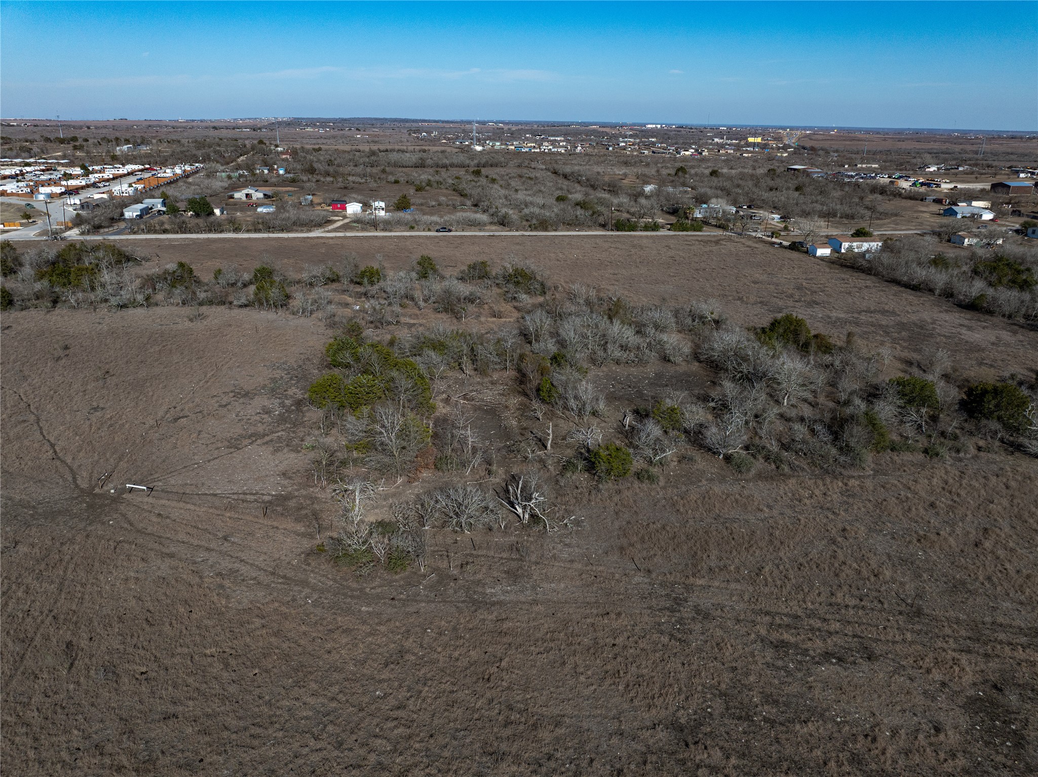 Tbd Tbd Lane Kyle, TX 78640 - Photo 4 of 6 Aerial view of property's location with rural landscape