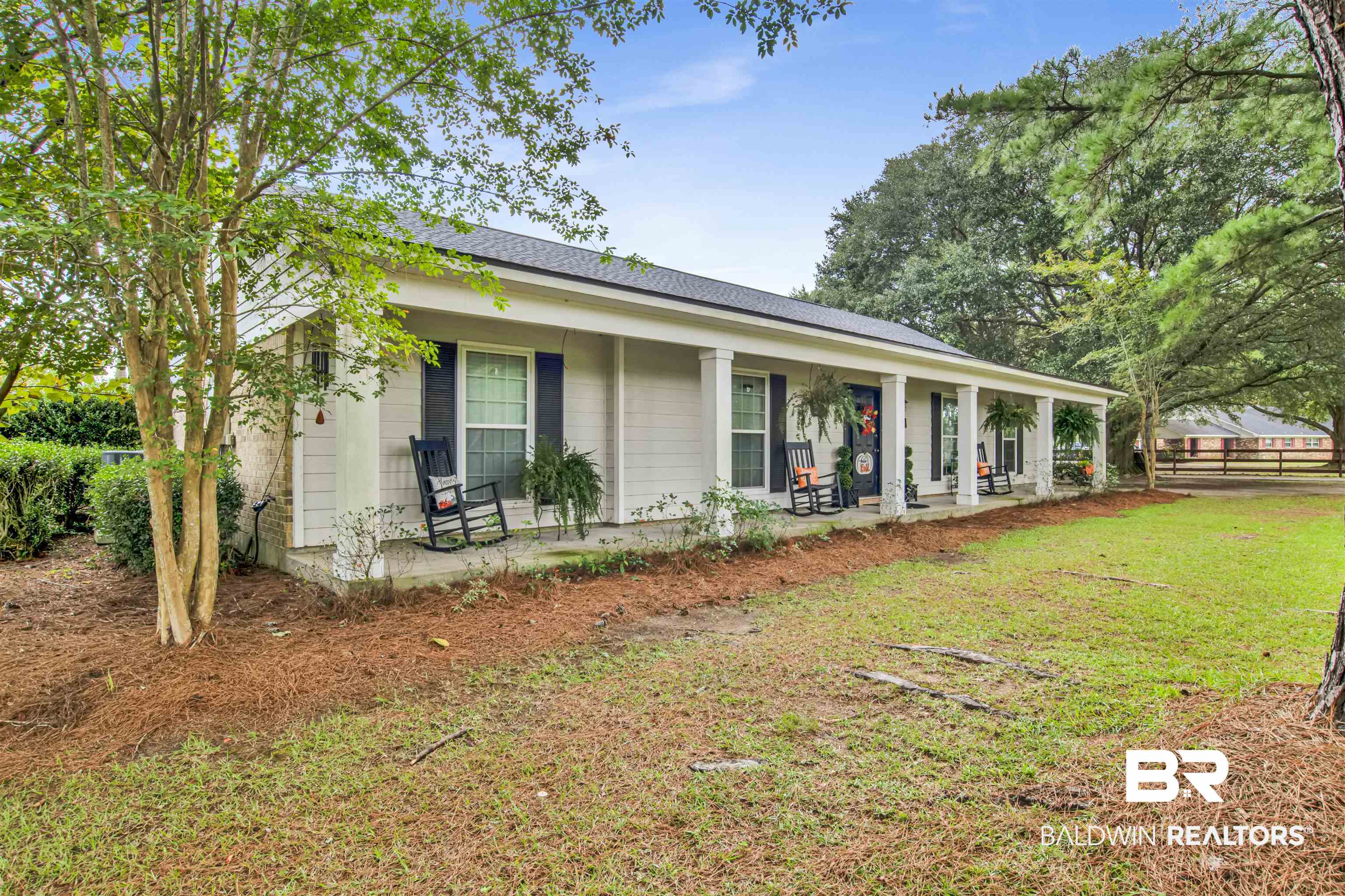 13385 Tom Gaston Road Mobile, AL 36695 - Photo 40 of 42 Ranch-style home featuring a porch
